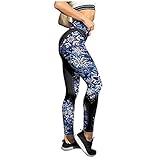 Jogger Hose, Mommerhose, Damenhose, Party-Leggings, Weihnachten, für Frauen, Fitnessstudio, (#003) blau, M