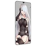 ULOHAN 4G Smartphone ohne Vertrag, Rino5 Pro+, DUAL-SIM-Handy, 6.7'' HD+ Bildschirm, Android 11, 8GB +256GB, 32mp + 50mp Kamera, Gesichts Entsperrung (Color : Silver)