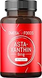 Astaxanthin Kapseln - 90 Astaxanthin Kapseln mit Vitamin E - 8mg Astaxanthin pro Kap