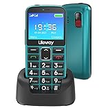 Uleway Seniorenhandy mit großen Tasten und Mobiltelefon ohne Vertrag,2,3 Zoll LCD|Hörgeräte kompatibel|SOS-Funktion |Dual SIM Handy |Taschenlampe und L