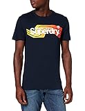 Superdry Mens M1011007A CL CALI Tee, Nautical Navy, XL