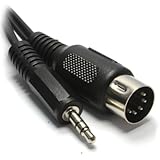 kenable 5 Polig DIN Stecker Zum 3,5 mm Klinkenstecker Stereo Stecker Audio Kabel 2 m [2 Meter/2m]