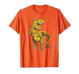 Jurassic World Drawn Orange T-Rex Roar T-S