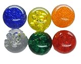 6x Deko Kugeln bunt gemischt für Wassersäule oder Dek