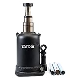 Yato Bottle Jack Two Stage Piston 10T, Schwarz, YT-1714
