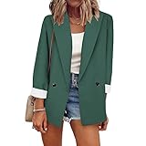 Herbst Und Winter Casual Fashion Damen Revers Einfarbig Langarm EIN-Knopf-Anzug Jacke Regular Thin Small Suit W