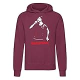 Art T-Shirt, Zlatan Ibrahimovic, Unisex, Bordeaux, XXL