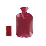 Fashy 6460 42 Wärmflasche Doppellamelle 2.0 L, cranberry