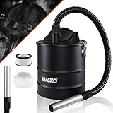 MASKO® 2in1 Aschesauger 1200W Kaminsauger für Kamin - 20L Volumen - Saug- und Blasfunktion mit Hepafilter und Vorfilter - Asche Ruß Staubsauger für Kamin Grill Ofen - metallverstärkter Saug