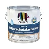 Caparol Capadur Wetterschutzfarbe NQG Größe 2,5 LTR, Farbe weiß