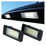 YANGPING Honghuaer LED-Kennzeichenhalterung für BMW E39, E60, E60N, E61, E90, E91, E90N, E92, E93, E46, CSL, E82, Kennzeichenbeleuchtung, keine Fehler, X2