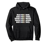Lesen Sie verschiedene Bücher Bookish Publishing Diversity-Schreiben Pullover H