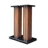 Standfüße Lautsprecherständer Heimkino Universal-Lautsprecherständer Robuster Surround-Soundbox-Ständer Bodentheater-Audioständer (Color : Brown, Size : 80cm)