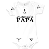 Spruchreif24de Baby Body Strampler Anleitung für Papa Geburt Geschenk (9-12 Monat 80cm)