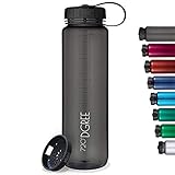 720°DGREE Trinkflasche “simplBottle“ - 1,5l - Deine Auslaufsichere Wasserflasche - Die Sportflasche für Sport, Gym, Fitness, Fahrrad, Kinder, Schule & Büro - BPA-F