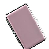 DBOATB Zigarettenetui für Frauen Tabakhalter Rauch Aufbewahrungsbox Kartenorganisatoren Halten (Rosa)