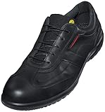Uvex Business Casual Arbeitsschuhe - Sicherheitsschuhe S1 SRC ESD - Schwarz, Größe:43