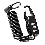 Fahrradschloss Extra Langes Kabelschloss Zahlenschloss Diebstahlschutz Schloss Micro 3-Stellig Sicherheitsschloss Mit 100 Cm Langem Kabel Für Fahrrad Motorrad Gepäck Wasserflasche Schränke Rucksack