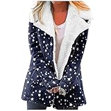 HHOP Damen Jacke übergröße Parka Damen teddymanteldamen Teddy-Mantel Jacke Damen Winter Damen Jacke Winter Lange Weste winterparka Damen schwarz Damen Weste lang