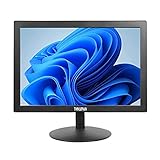 15,4 Zoll Monitor mit HDMI VGA, 1400×900 LED Bildschirm Monitor für Computer PC Raspberry Pi Xbox 360 Windows 7/8/10 (60Hz, 5ms, VESA, TN Panel, eingebaute Lautsprecher) T