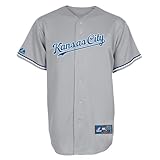 Majestic Athletic MLB Baseball Trikot Jersey Kansas City Royals Road grau (S)