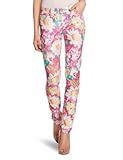 Mavi Damen Jeans Niedriger Bund Serena; Fushia Daisy Printed; 1067014788, Gr. 25/30, Mehrfarbig (14788; Serena; Fushia Daisy Printed)