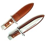 KOSxBO® Outdoormesser CCCP Jagdmesser - Länge 26cm - Abfangmesser - Gürtelmesser - Bajonett - Angelmesser - taktisches Messer - Hunting Knife- Inklusive Gü