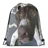 985 Sportsack Deutscher Shorthpointer Welpe Drawstring Bags Kordelzug Verschluss Turnbeutel Polyester Gym Sack Für Damen Herren 36X42