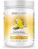 Slimsalabim Vanille, der schlanke Shake - nur 136 kcal pro Portion - mit B-Vitaminen und Glucomannan - Vegan, cremig, leck