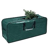 SHareconn Weihnachtsbaum Aufbewahrungstasche, Wasserdichtes Und Reißfest Atmungsaktives Aufbewahrungstasche Weihnachtsbaum Transporthülle Weihnachtsbäume Tannenbaum Aufbewahrung Tasche - Grü
