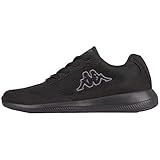 Kappa Herren Follow Oc Sneaker, 1116 Black Grey, 45 EU