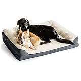 SHENGYAO Haustier Hundebett Orthopädische Sofa-Stil Couch Katze Hundebett Kissenmatte Hundekiste Komfortable Haustierkissenmatte,Dark gray-106CM