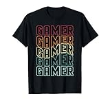 Classic Gamer Retro Boy Girl Video Games Gamer Gift Gaming T-S