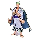 HYKCSS Einteilige Anime Puppe Roronoa Zoro Flachmann Kimono Hochwertige Version Statue Puppe Skulptur Spielzeug Dekoration Modell Figur Figur Höhe 27