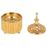 ABOOFAN Metall Weihrauchbrenner Vintage Arabisch Räuchergefäß Weihrauchbehälter Räucherstäbchen Halter Räucherschale Ornament für Zuhause Wohnzimmer Deko Aromatherap