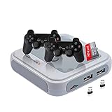 Spielkonsole TV Videospielkonsole Retro Mini Spielkonsole Kindheit Klassische Spiele 128G Grau-EU, Spiel-M