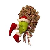 GANFANREN Weihnachten Sackleinen Kranz Weihnachtsgirlande Dekorationen Super süß und schöne tolle Geschenke für F