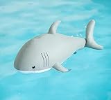 Westmann Schwimmtier Stofftier Hai Badeinsel 111x45 cm Indoor & Outdoor Schnelltrock