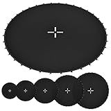 Kinetic Sports Trampolin Ersatz Sprungtuch | Geeignet für Ø 305 cm mit 56 Ösen Gartentrampoline | Universal Sprungmatte | Gewebe PP-Mesh W