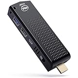 Ctzrzyt LüFterloser PC, Z8350 Computer Stick für Windows 10,4 GB DDR 64 GB EMMC, 4K HD, 4.2, Dualband WLAN Wechselstrom, EU Steck