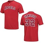 MLB T-Shirt Los Angeles Angels L.A. Josh Hamilton #32 rot Baseball Trikot Jersey (S)