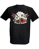 King Kerosin - Booze & Tattoos T-Shirt, schwarz, Größe:S