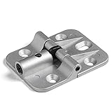 SO-TECH® Falttürscharnier Klapptürbeschlag Falttürbeschlag Scharnier | 60 x 45 mm | Öffnungswinkel 180° |