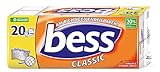 Bess Classic 3-Lagiges Toilettenpapier, 20 Stück