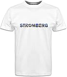T-Shirt mit farbigem Brustaufdruck Herren mit Stadt Stromberg - XXL weiß