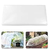 Polyethylenfolie Transparent Gewächshausfolie, Treibhausfolie, Extra Dick Reißfest Gartenfolie aus Polyethylen, Klarsicht Folientunnel für Gartenarbeit Tomatenhaus (Size:3.5x9m/11.5x29.5ft,Color:12S )