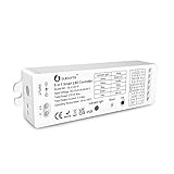 GLEDOPTO 5 in 1 Smart LED Strip Controller Zigbee 3.0 RGBCCT RGBW RGB WW/CW DIMMER Lichtleistenanschluss 2.4G RF Fernbedienung Alexa Sprachsteuerung APP mit Amazon ECHO PLUS Tuya SmartThings DC12-54 V