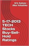 5-17-2013 TECH Stocks Buy-Sell-Hold Ratings (Buy-Sell-Hold+ Stocks iPhone App) (English Edition)