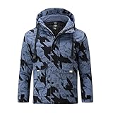 NNGOTD Softshell Arbeitsjacke Herren lacke Herren Winter elegant Sweatjacke Herren weinrot Herren Winterjacke warm floryday Herren Parka 3XL