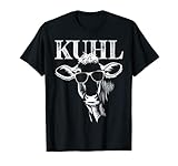 Lustiges Kuh Kuhl wie Kühe mit Sonnenbrille Bauer Geschenk T-S